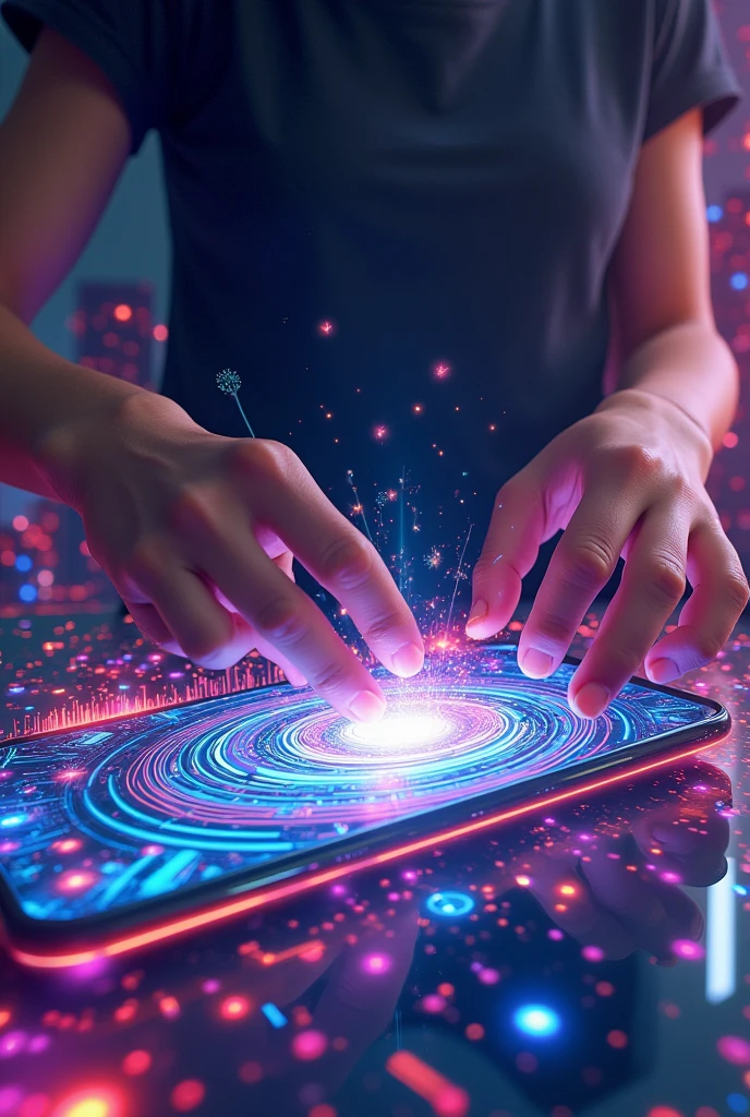 Something representative of mobile art