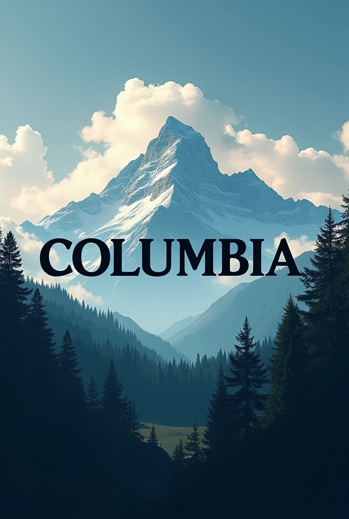 Image of an epic and beautiful logo that says columbia
