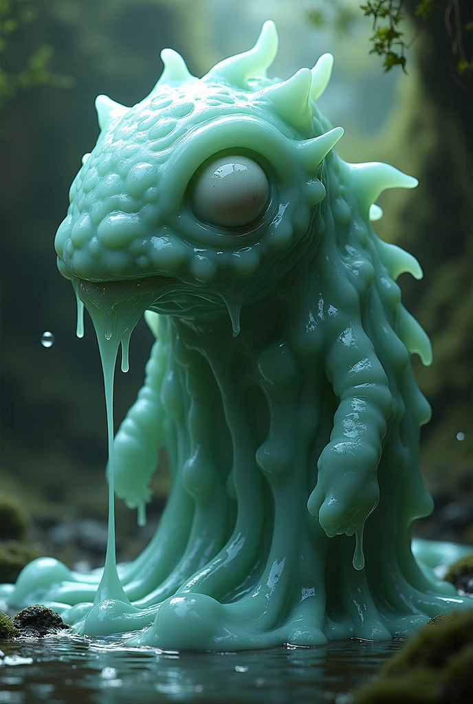 Draw a beast made of slime
