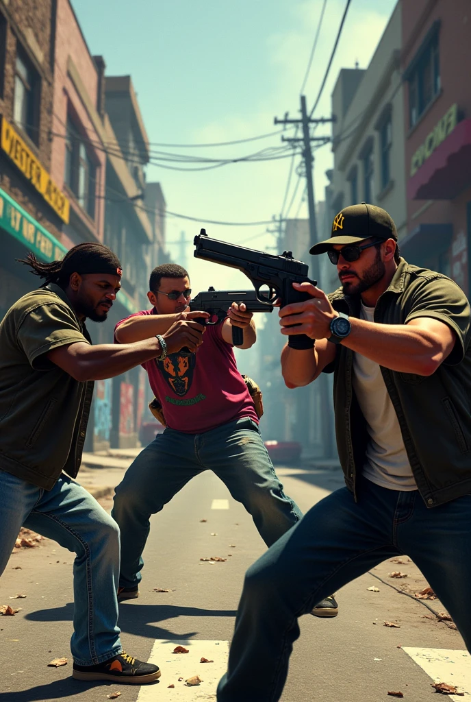 ((best quality)) gang shooting (gta)