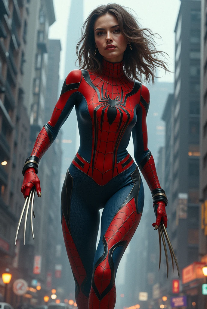 Woman wolverine,spiderman