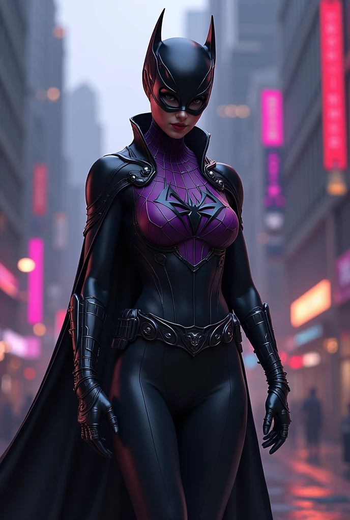 Woman spiderman, Batman