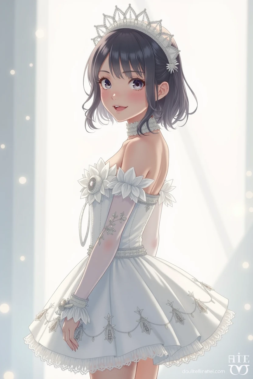 Miria Akagi、Idolmaster Cinderella Girls、White idol costume