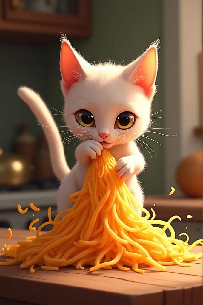 Cat barley grated yam