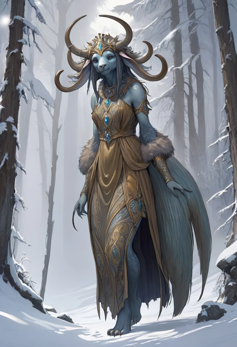 Brian Froud Inspired Beautiful Humanoid Creature. Cross Between A Wholly Mammoth And A walrus. femenine. Friendly And Inviting Looking. Exudes Good And Kindness. Wearing A 1920 Dress. Official Art, Award Winning Digital Painting, Digital Illustration, Extreme Detail, 4k, Ultra Hd, Rococo, Polished, Intricate, Realistic Fantasy Art, Sharp Focus, Concept Art, Art By Wlop, Artgerm, (2d Vector Illustration)