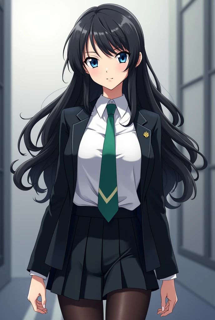 ((masterpiece)),((Highest quality)),Very detailed,Consciousness upward,Explicit,Browsing Caution,beautiful body,beautiful Nose,beautiful character design,Perfect Eyes,Perfect Face,wallpaper,Ultra-high resolution,4K,photograph,(beautiful, Large Breasts:1.2),(beautiful顔:1.2),(beautiful足, Perfect Legs),(meitantei conan \(style\), Detective Conan \(style\), meitantei conan),Glowing Skin,Anime screenshots,official style,Ran Mori,(Black Hair, Long Hair, Wavy Hair),one person's,alone,tie,skirt,blue eyes,Jacket,green tie,pleated skirt,white shirt,black Jacket,collared shirt,shirt,blazer,Long sleeve,black skirt,miniskirt,bangs,Wing Color,Wearing white panties,break,Glare,Are standing,anger,Contempt的な,Contempt,Disgust,Open Stance,lift skirt,Showing panties,Upper Body,from the front,View your audience,Ran Mouri is peeing on the train