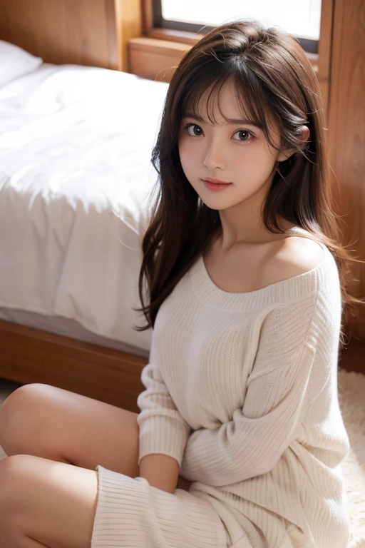 A cute innocent lady