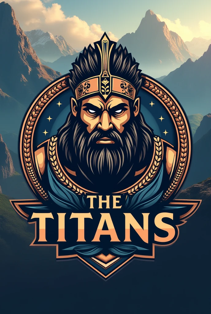 Create a football team named titans,logo