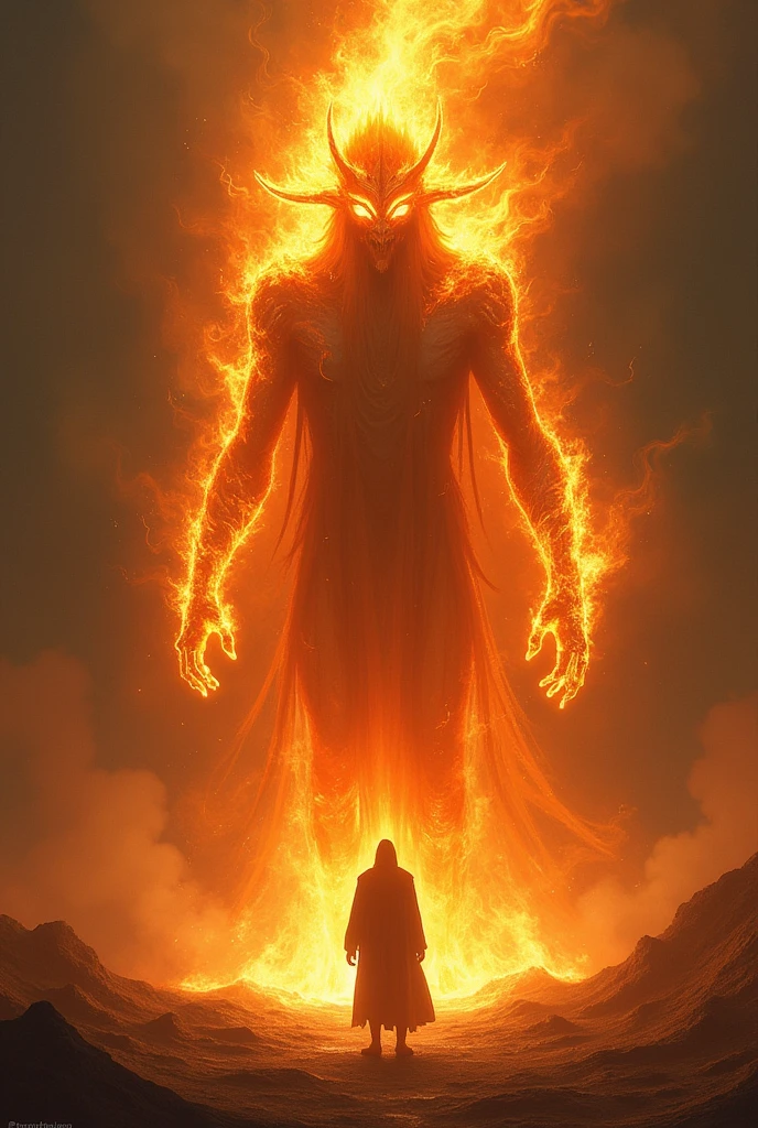 The multiple god As a character of "The circular ruins", This god who is fire appears in a dream to the magician and speaks to him to indicate that he will help him in his endeavor to engender a child., but what, In return, This son must establish the cult of fire in another temple..