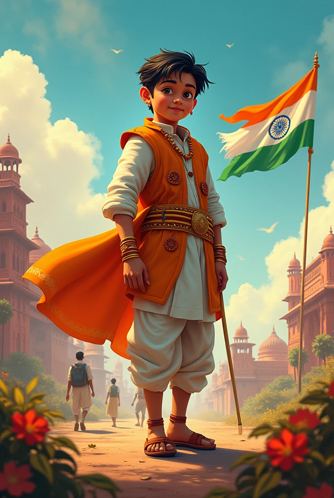 15 August AI image Bhola name