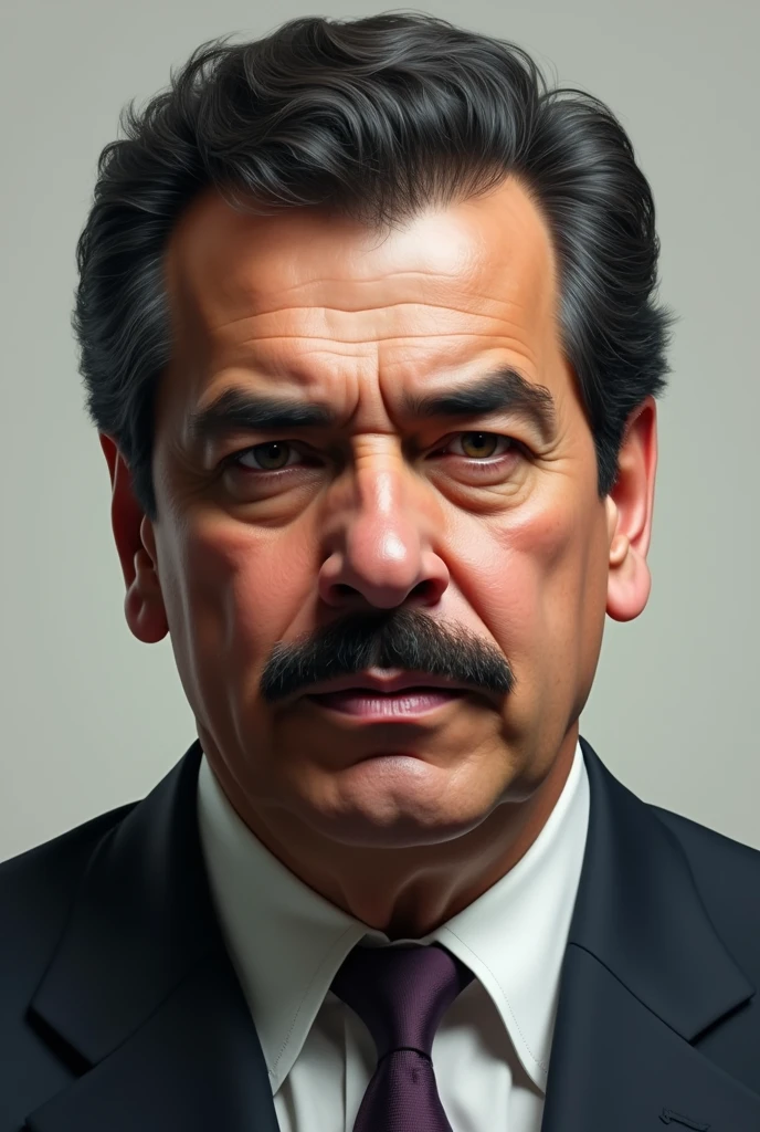 Nicolas Maduro, but with the face of the Brazilian finance minister of President Luis Inácio Lula da Silva Fernando Haddad