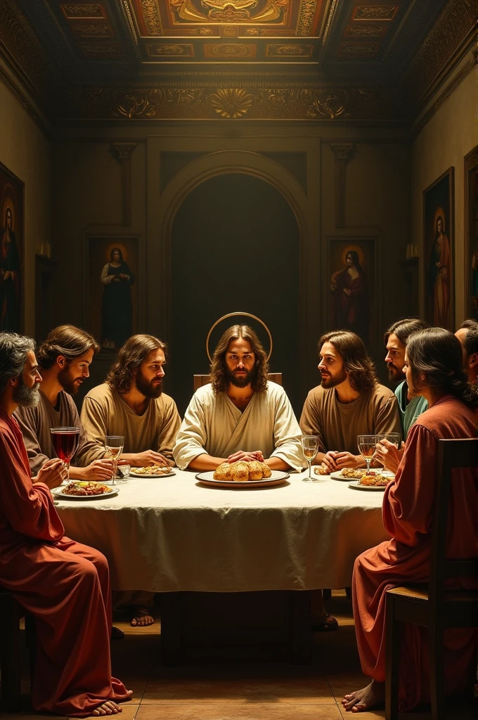 Jesus at the Holy Supper 