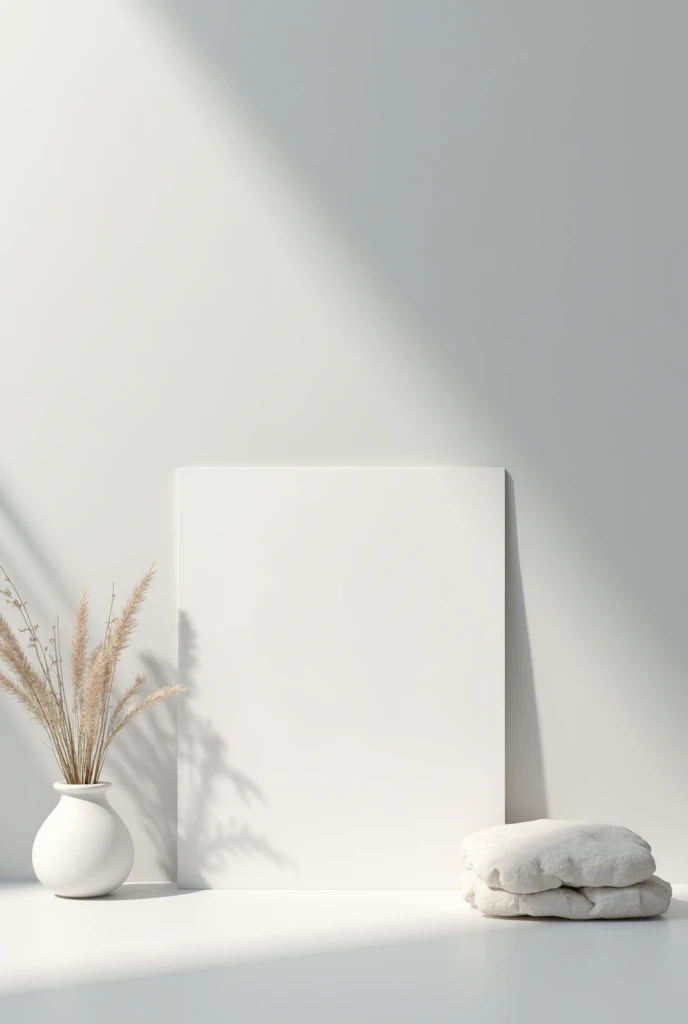 create image in middle there is a piece of paper Grey color
