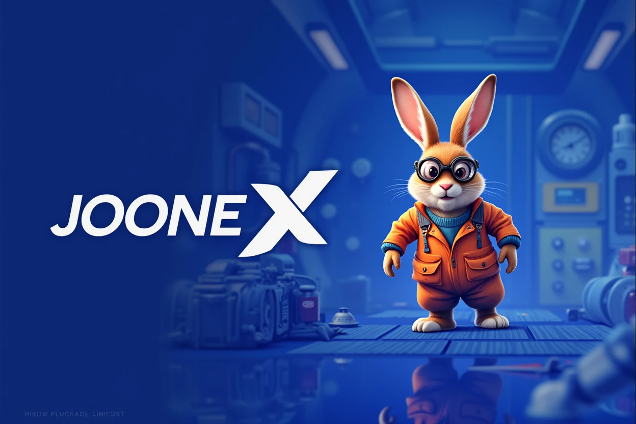 Orange hare like with aviator glasses with realistic orange suit, as if I were fixing something technical