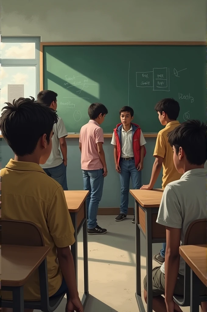 One day in class, Ayaan noticed Ridwaan being bullied by some of their classmates. The bullies mocked him for his worn-out clothes and quiet nature. Ayaan, who had always been taught to stand up for what was right, couldn’t bear to see Ridwaan being treated so cruelly