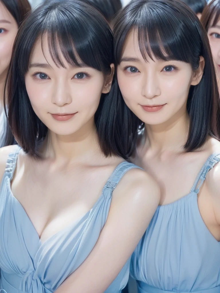 (((8k, Ultra-high resolution, Highest quality, masterpiece))), (Insincere laughter), (avoid), (((24-years-old))), (Japanese girl), beautiful girl, born々new portrait, Realistic, Fun expression, ((smile)), Bright atmosphere, Highest quality, (((Huge breasts, deep cleavage, J-Cup))), (((メイドWomen))), ((Natural skin texture, Detailed skin, Ultra Sharpness)), Depth of written boundary, Wide-angle field of view, Zoom out, top view, The altar, Very bright lighting, (((Very detailed depiction of the double)))、(((multiple girl)))、((((6+girl))))、((((100))))、(((1000)))、((((100人のWomen))))、(((10000)))、(((Crowd Shot)))、(((women only)))、(((Women、The same face、perfection、Consistency)))、Matching clothes、(((Large Groups)))、(((Women増える、Double々game、Massive proliferation))), Self Lesbian, Erotic expressions