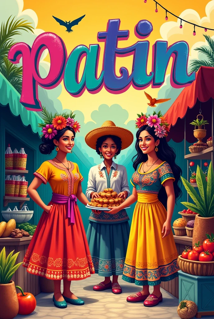 Please generate me some chicheras letters with the word patin