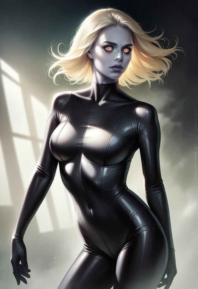 realistic woman, blonde medium hair, beautiful detailed eyes, beautiful detailed lips, extremely detailed face, slender, latex suit, zombie apocalypse, dark moody lighting, cinematic, dramatic, highly detailed, 8K, photorealistic, dramatic lighting, hyper detailed, intricate details, stunning composition, masterpiece, (best quality, 8k, ultra-detailed, extremely detailed, photorealistic, hyper realistic:1.2), dynamic pose, moody atmosphere, dark and gritty, suspenseful, cinematic lighting, intense atmosphere