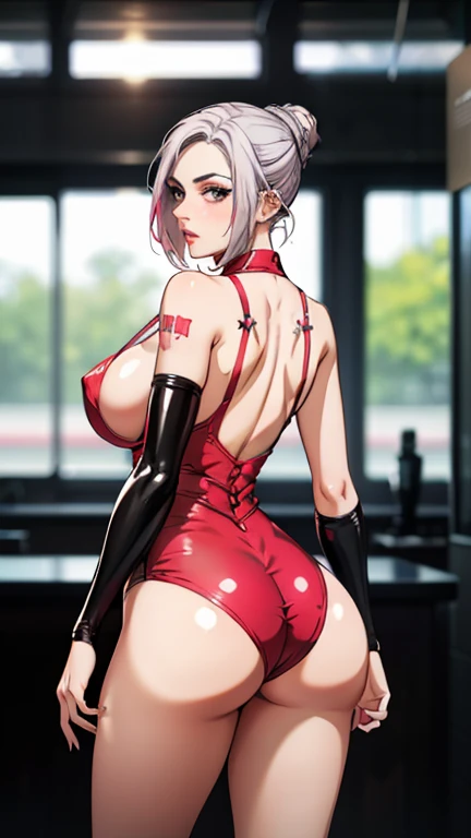 Harley Quinn de Suicide Squad 2016,1 , big tits, big ass, full body dress, to hide, Skinny body, short hair, sexy eyes, front view, looking at the viewer, 8k, high quality , very detailed eyes, Long Face, Cybernetic realism, pretty eyes, realist, DSLR, Cabelos de high quality, thick, Tilted, room , portrait, Perfect eyes , silky hair, Skinny body, Hair on one side, Hot lips, Eyes of the same size, young face, HIGH LEGS, very detailed eyes, shiny body, tattoos, Pink hair, detailed eyes, parts, eyes of the same color, sexy, Faced face, big breasts, neckline, big breasts, blush, masturbation, flores, Grab your own breasts, bubble butt, view from behind, back view, under the chest, visible navel,