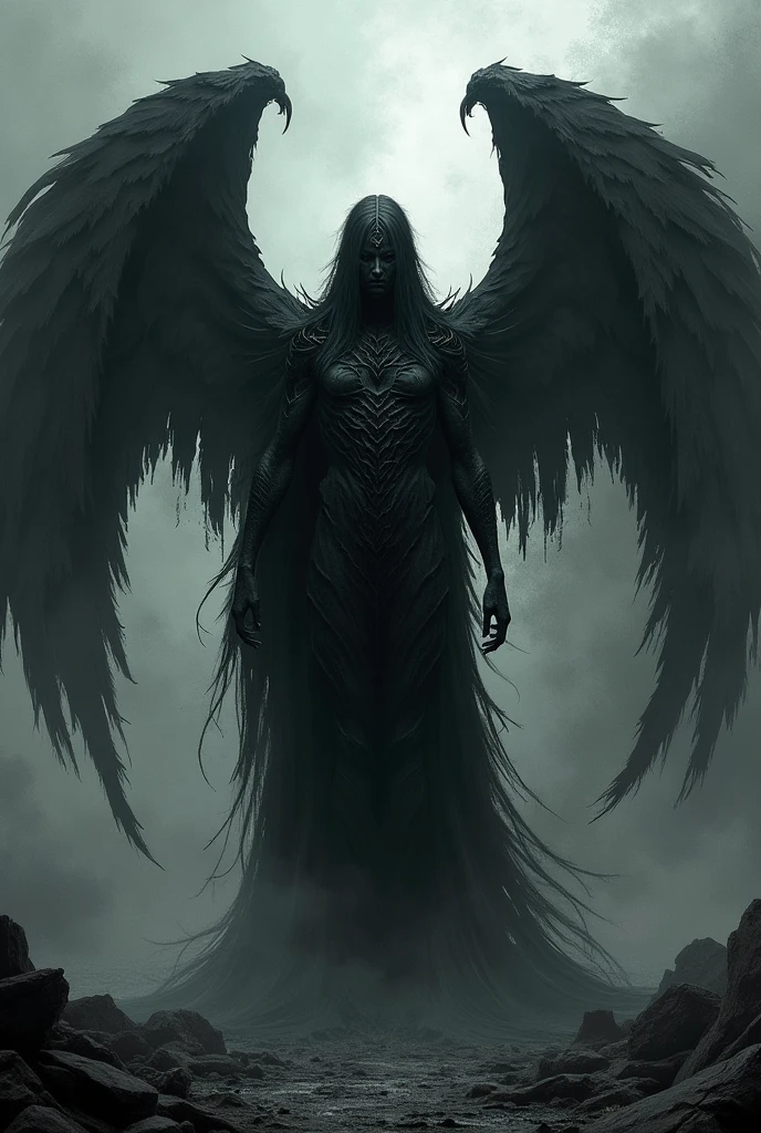 Ghostemane style lyrics that say BlackAngel