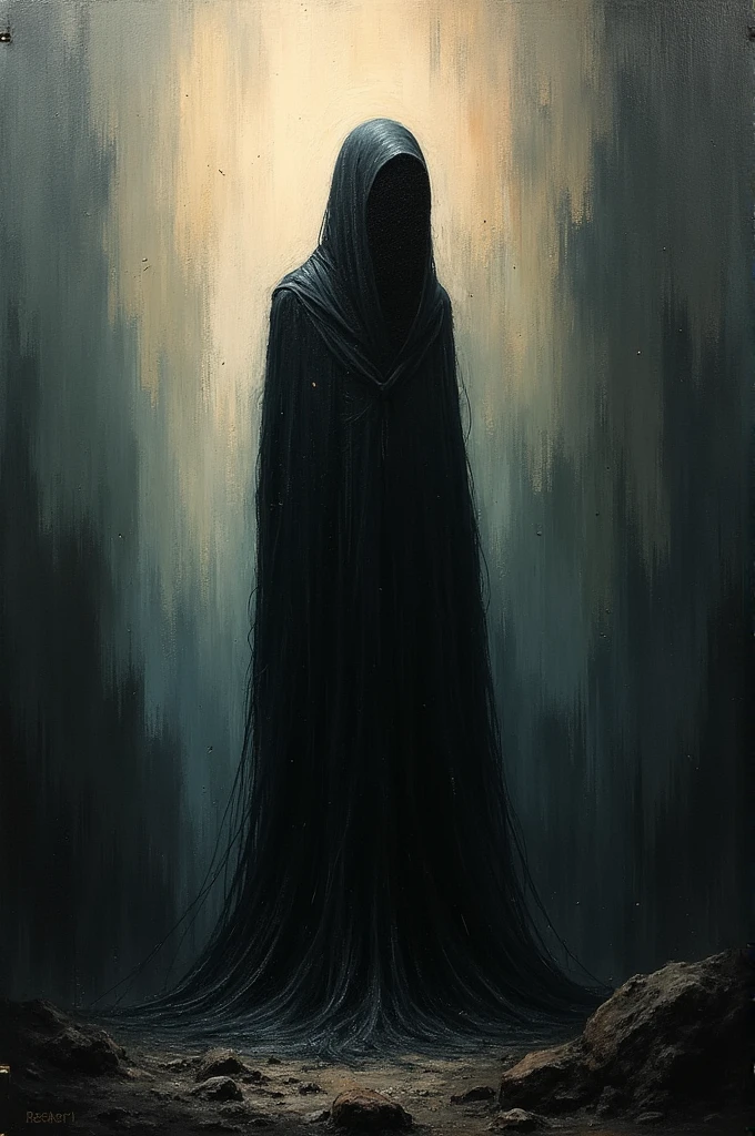 Dark abstract art