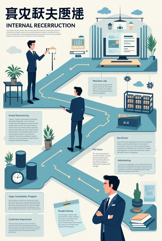 Poster on internal reconstruction of company
needs & laws
