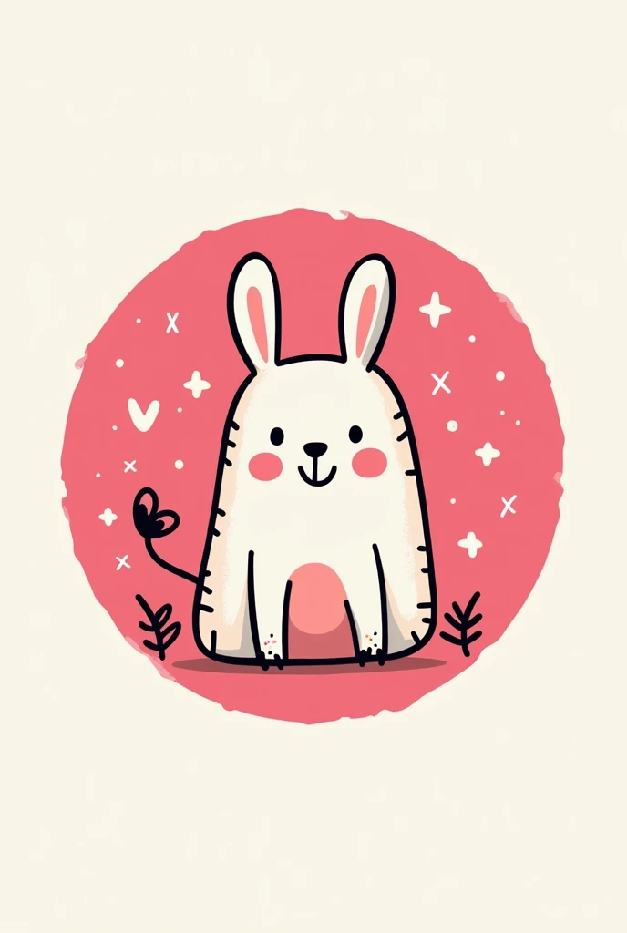 Create a logo that has the following qualities: Charismatic, creative, trust, modesty, optimism and curiosity in pink