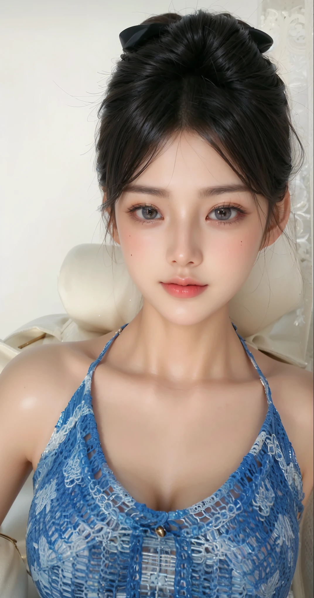 Game Art,CG Animation,Best image quality,Maximum resolution,8K picture quality,(A bust photo),(portrait),(Head close-up),(Rule of Thirds),Unreal Engine 5 rendering works,20 year old girl,((Queen)),The eyes are very detailed,(Large Breasts),Elegance and nobility,Ray Tracing,Game CG,((3D Unreal Engine)),OC rendering reflection mode,4K,Ultra-clear,Translucent lace,Fair and plump figure,Pretty Face,Glossy Gel Coat,身着华贵礼服的Queen,Gorgeous clothing,Luxurious and exquisite jewelry,Colorful makeup,Full figure,Dark red lipstick,精致Gorgeous clothing,Supermodel,Gold Jewelry,Luxurious clothing,Gold and diamond jewelry,Rich facial details,Delicate and delicate skin texture,Gorgeous eyeshadow makeup,Shiny gel coat,sweater
