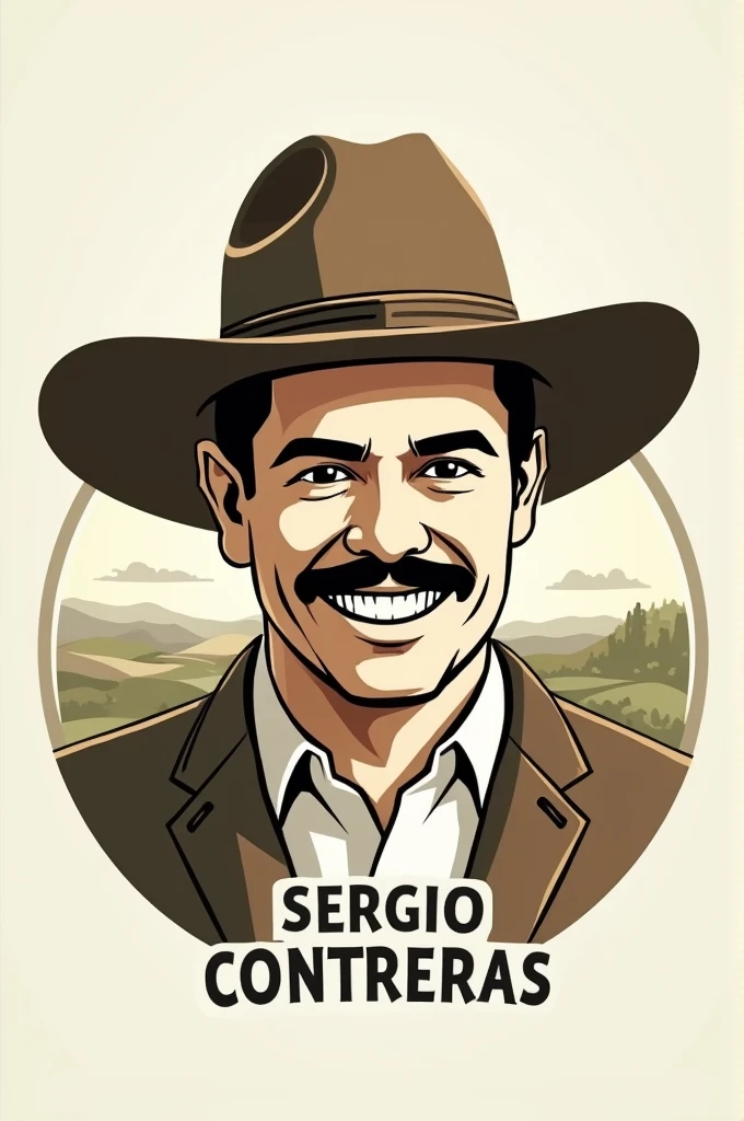 logo of a political councilor named Sergio Contreras, that is related to the countryside and tradition