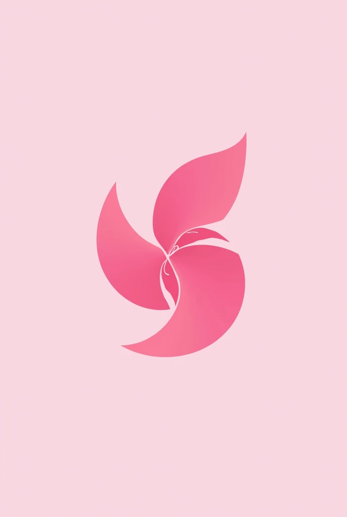Create a logo that has charisma, creative, trust, modesty, optimism and curiosity in pink