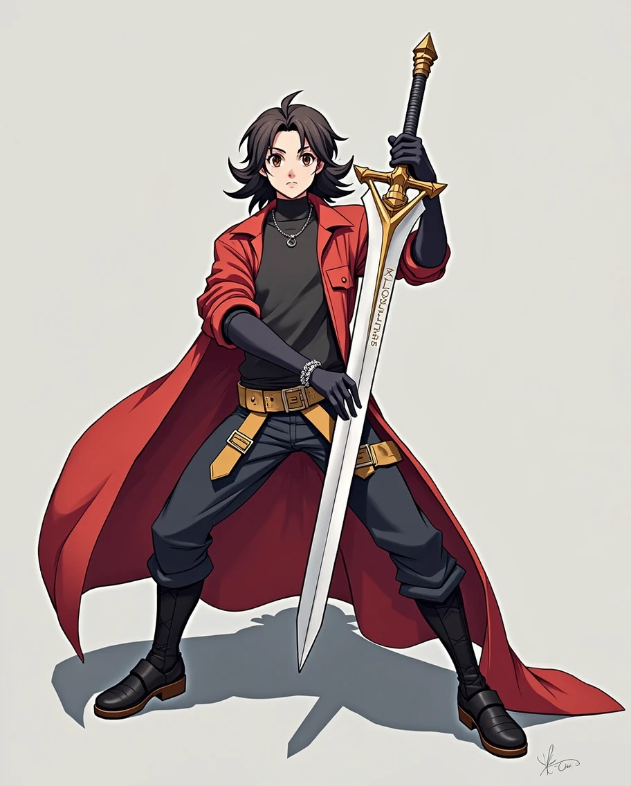 Change character position. front view