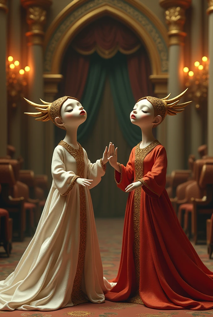2 forks singing opera