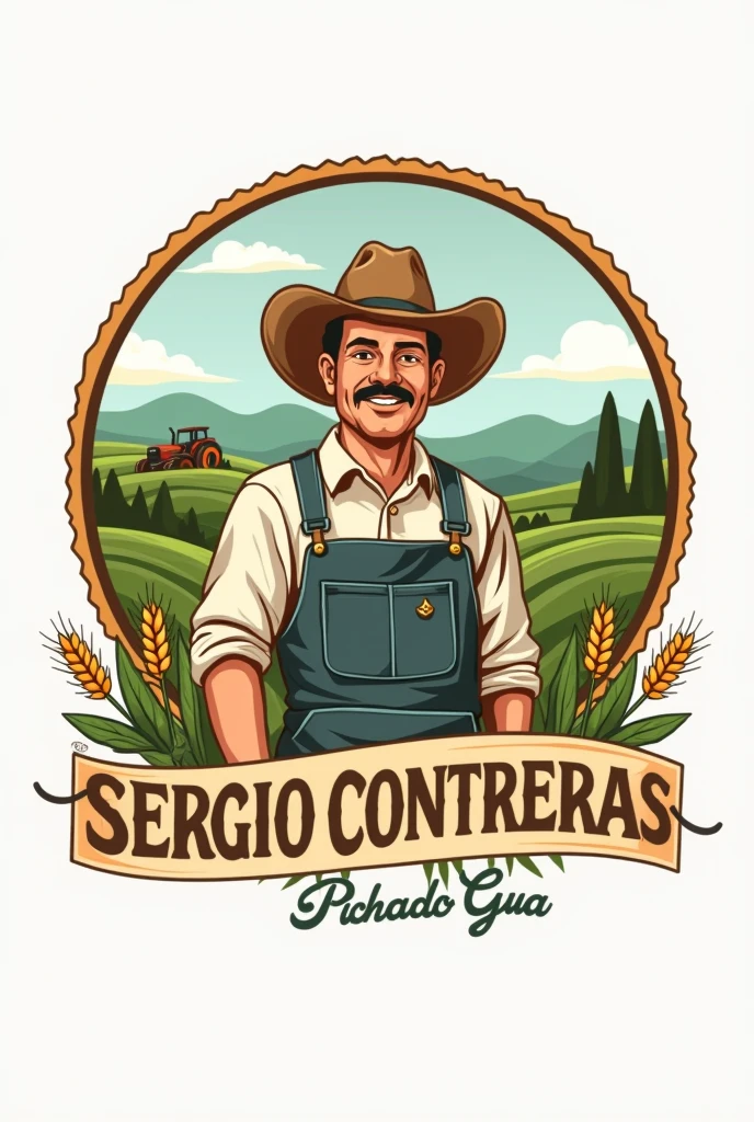 logo that is related to the countryside for a councilor from Pichidegua for his political campaign called Sergio Contreras, 