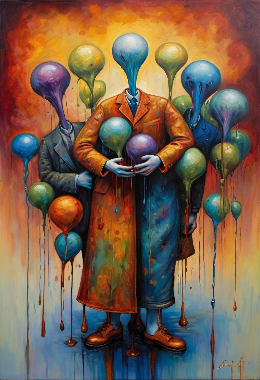 (Artistic Masterpiece of Romantic Life) ( (Themed Art of Life) ( (Conceptual Art) (NFT Exclusive) (Fauvism Work) ()”) Where visual poetry transcends traditional boundaries and embraces the dynamic interplay between creativity and technology Takes),dripping paint,darkart,style, in the style of esao andrews