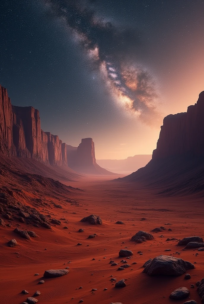 space photos of mars and stars