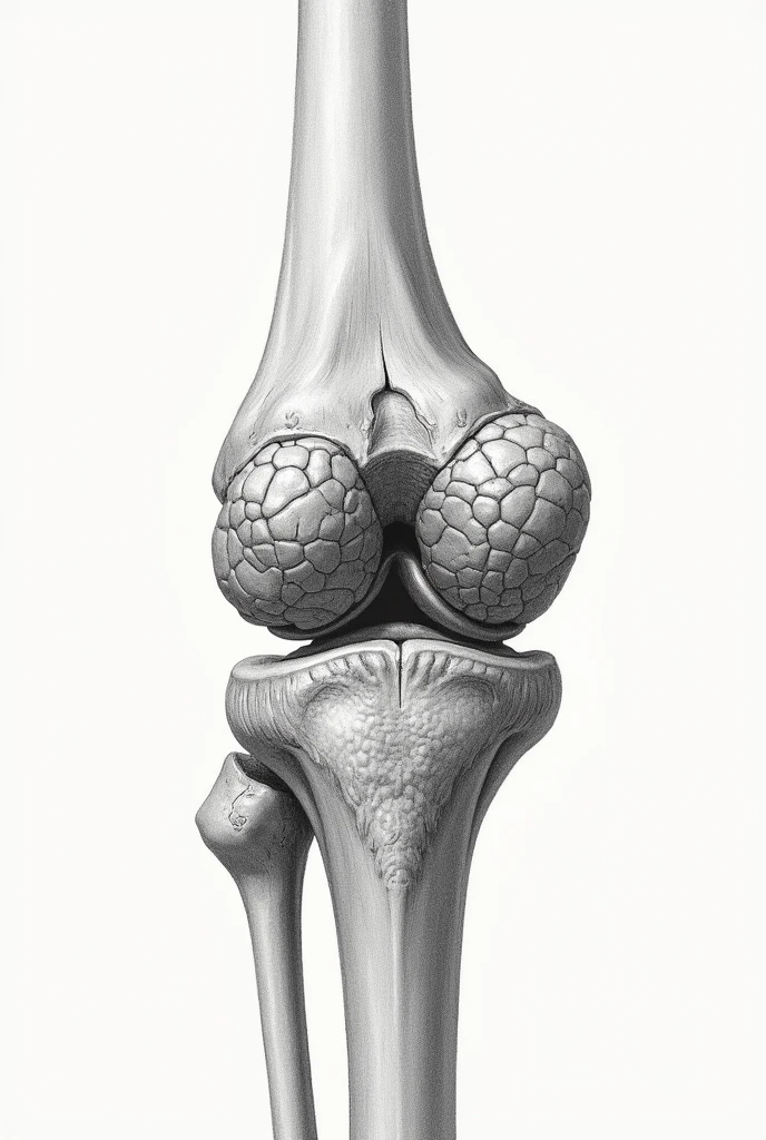 Drawing of bone with arthritis