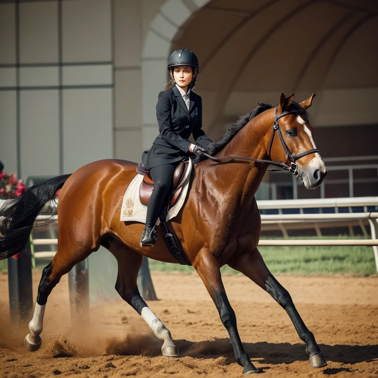 Horse and boss