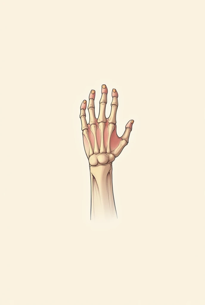 Very, very simple drawing of arthritis