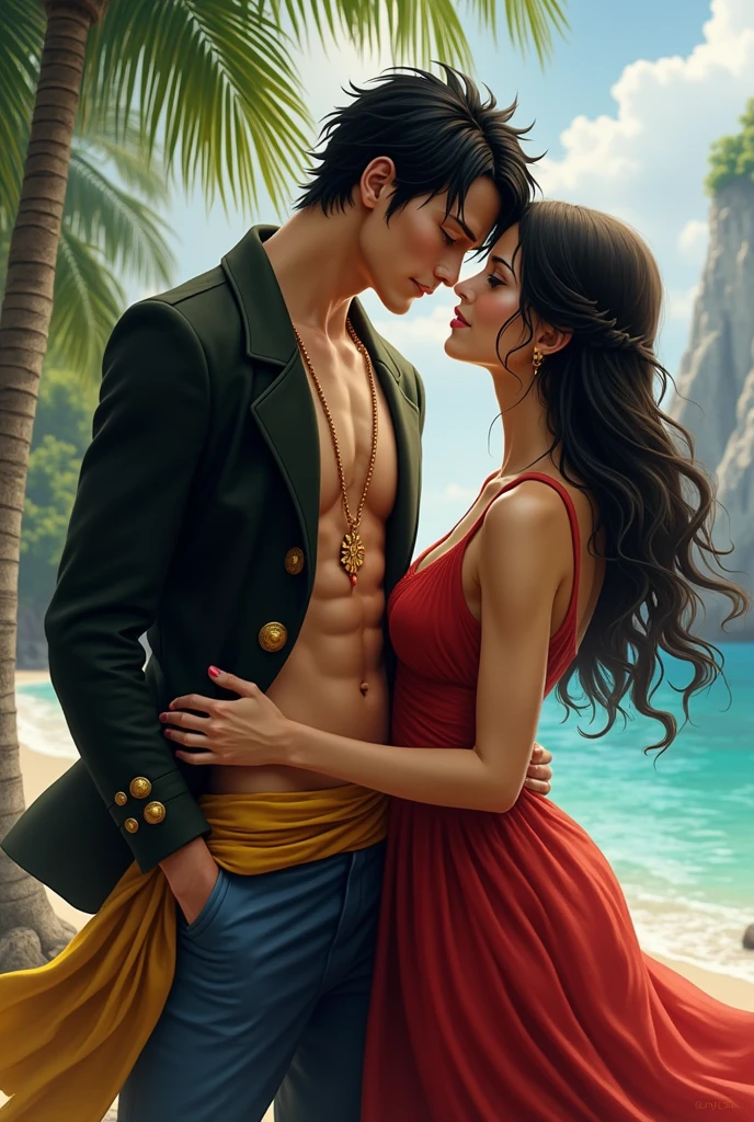 Hancock having sex with Luffy