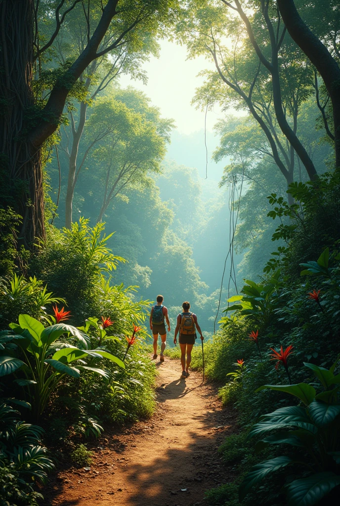 modern trail in the amazon