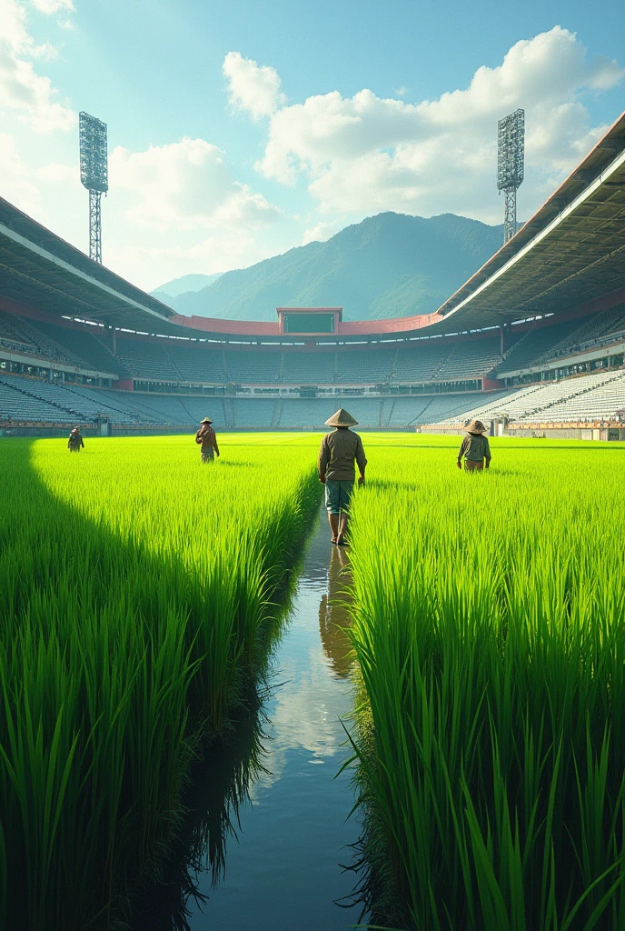 Dasharath Rangasala is a multi-purpose stadium in Tripureshwar, Kathmandu. Make paddy inside stadiums