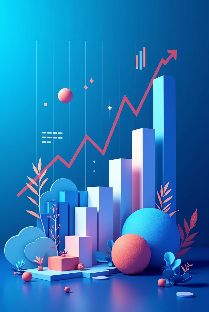 You can create an image that represents : Gross added value,Gross Fixed Capital Formation (FBKF), Exports, Public Spending and the Economically Active Population (MAYBE). and vertically, To lengthen it upwards, please do less in lines combined with blue