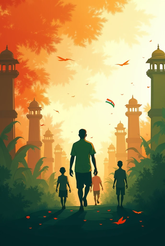 Generate background images for Indian independence day