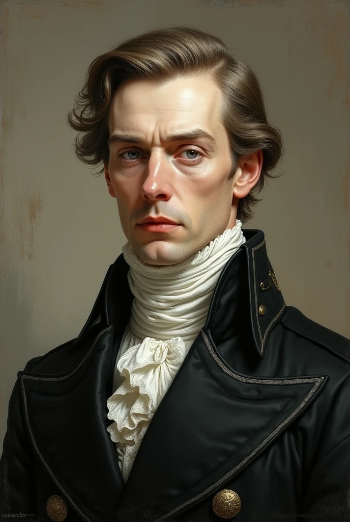 a white skinned man, typical of Portuguese colonizers