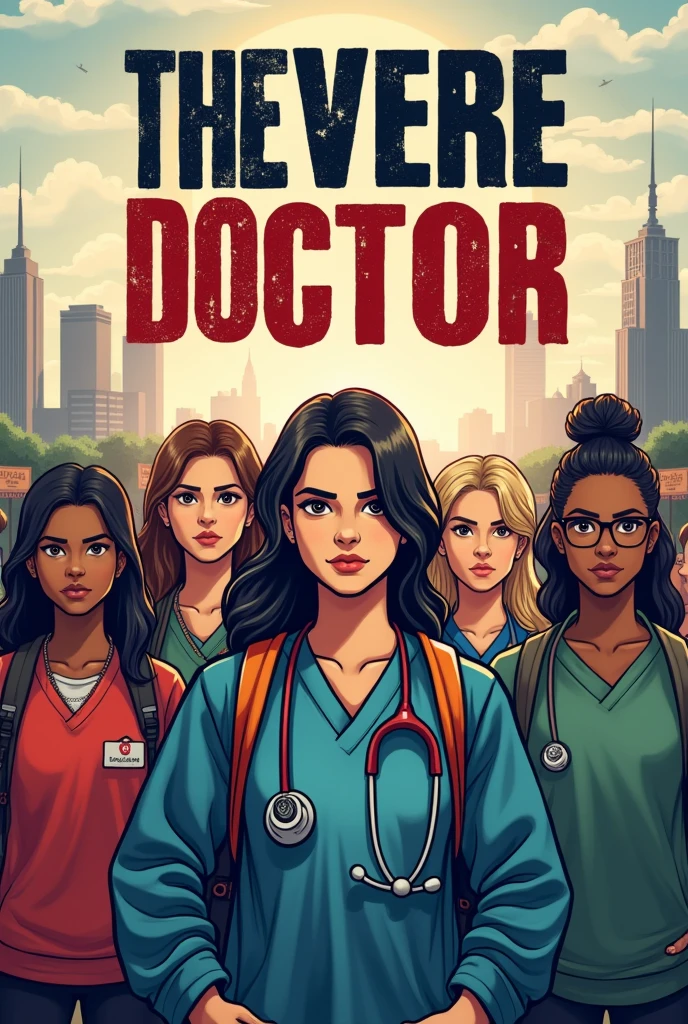 Make a poster on Students protest against criminal who murdered a on duty doctor.Poster headlines will be " The culprit should get a painful punishment."