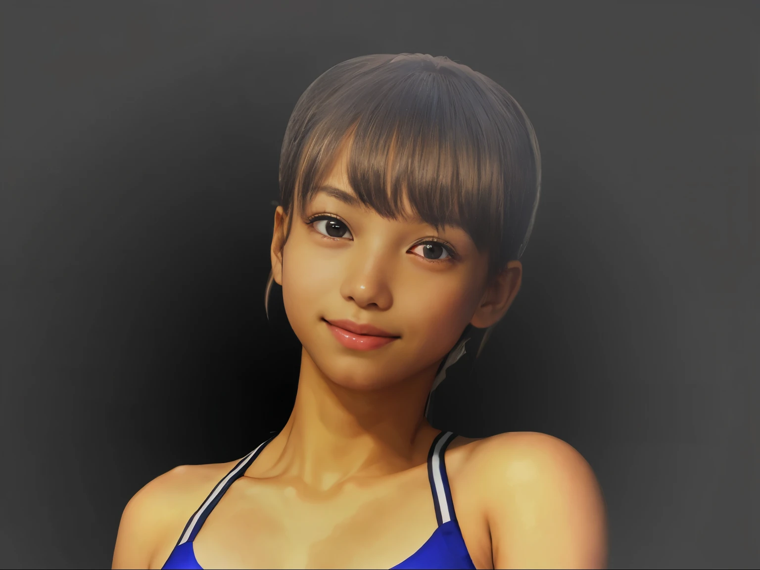 (Highest quality, masterpiece), (Beautiful 11 year old Japanese girl), (freckles:0.6), ponytail, smile, garden, Track and field athlete