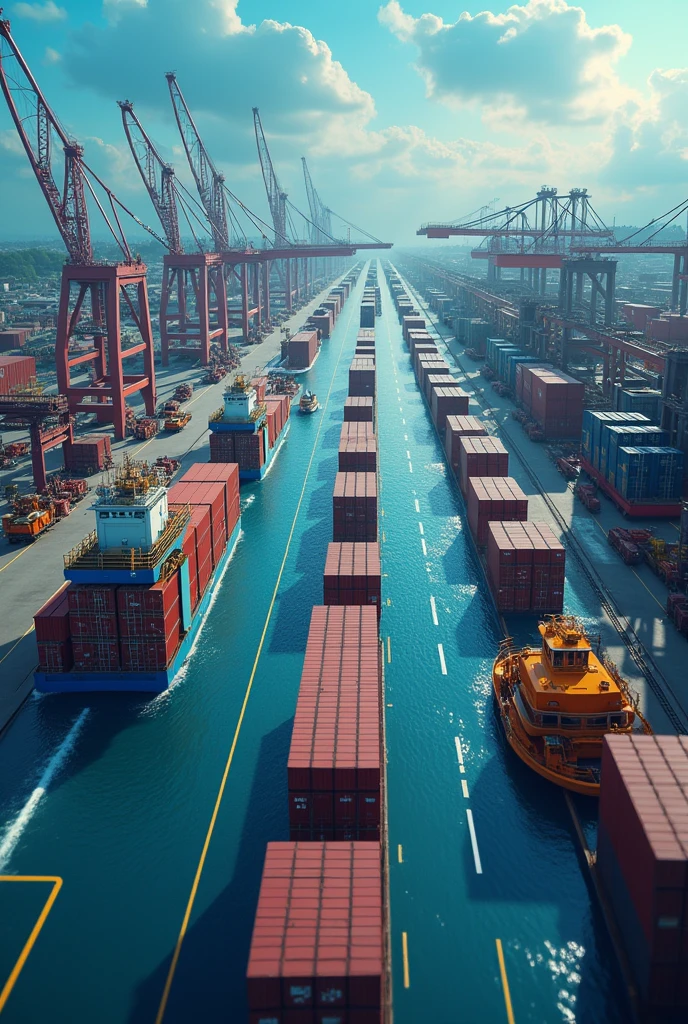 Supply chain in logistics 
