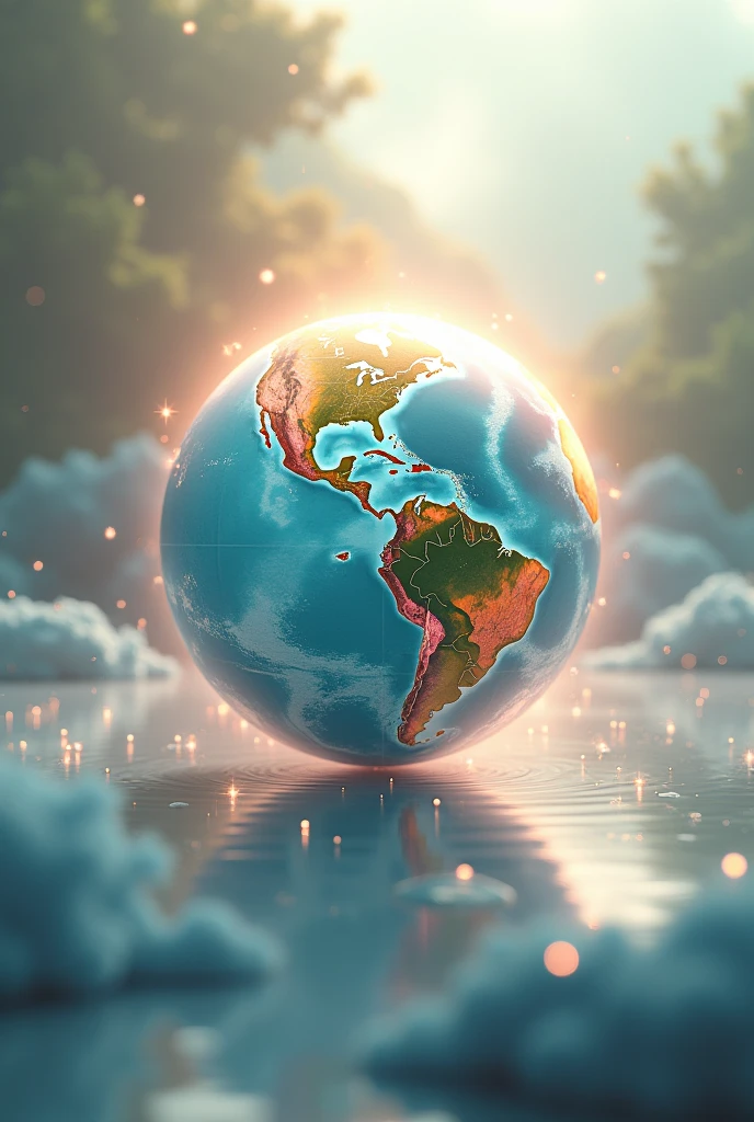 A GOOD IMAGE OF A GLOBE CONVEYING THE IDEA OF INCLUSION FOR ALL