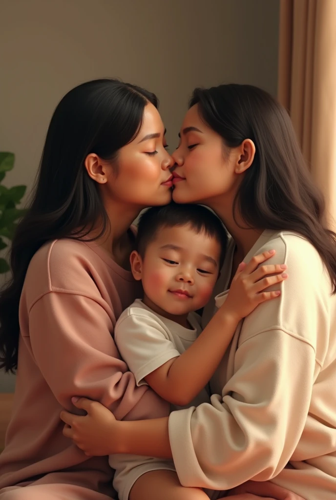 A hot giant Filipina woman with gigantic, luscious, enormous, swollen lips, wet smooches tiny newborn boy on the tiny newborn boy's thin lips the hot giant Filipina lips completely engulfed the newborn boy's entire small head The hot giant Filipina's wet, enormous lips completely envelope, swallowing the entire tiny newborn boy's insignificant head along with the hot giant Filipina's thick drooling saliva that splashes and drowns the tiny newborn boy's entire head abundantly Resulting on the tiny newborn boy starts pleasuring, blushing, the tiny newborn boy's weenie is erecting and masturbates on her abundantly wanting more of those smooches the tiny newborn boy has thin lips and his tiny head is smaller than the hot giant Filipina's lips