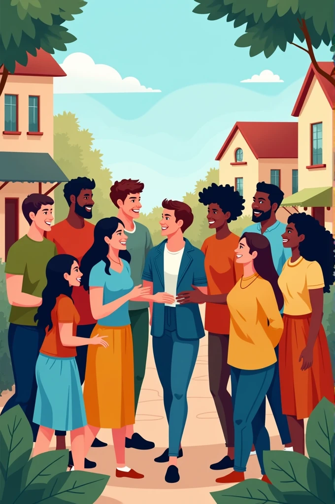 make a poster about community 